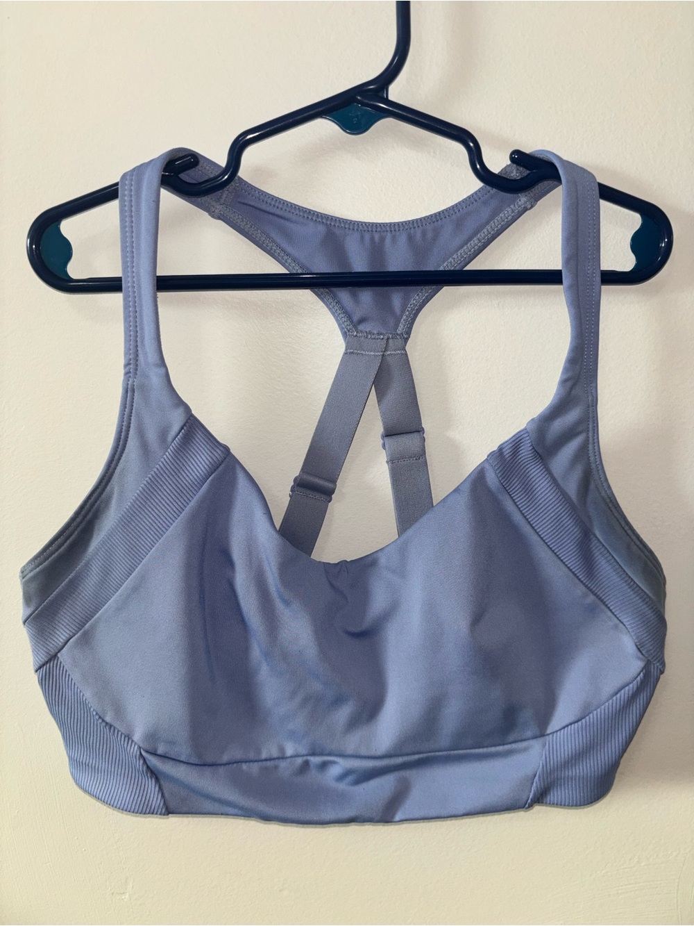 Athletic Works Light Periwinkle Racerback Sports Bra